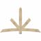 Ekena Millwork Alberta Rough Sawn Timber Gable Bracket, Douglas Fir, 84"W x 53"H x 2"D x 6"F, 15/12 Pitch GBW084X53X0206ALB00RDF - alternate 1